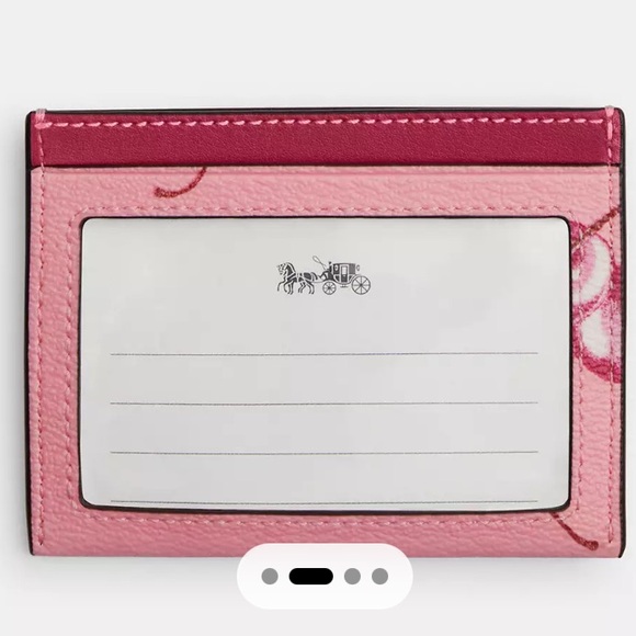 🍒Coach Slim ID Card Case with Cherry Print 🍒 - Picture 2 of 6